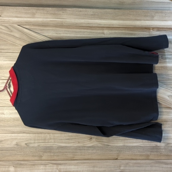 Nautica Men's Long Sleeve Navy 3/4 Zip Pullover Shirt 100% Cotton Size XL - Picture 4 of 5